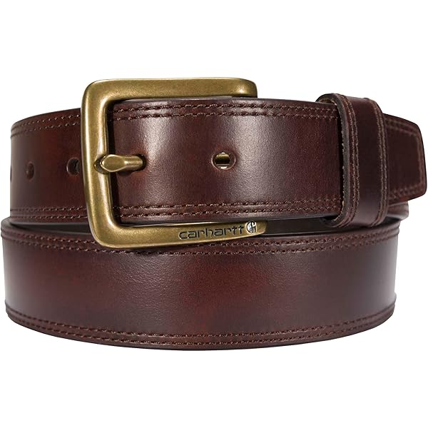 Amazon.com: Johnston & Murphy Men's Wax Veal Belt,Brown,Size 32
